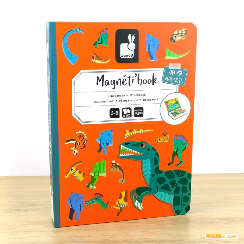 Janod Magnéti'Book Dinosaures - Mes premiers jouets Janod sur L