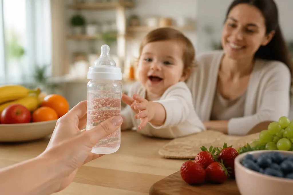 Eau Volvic pour bébé : convient-elle vraiment aux biberons ?