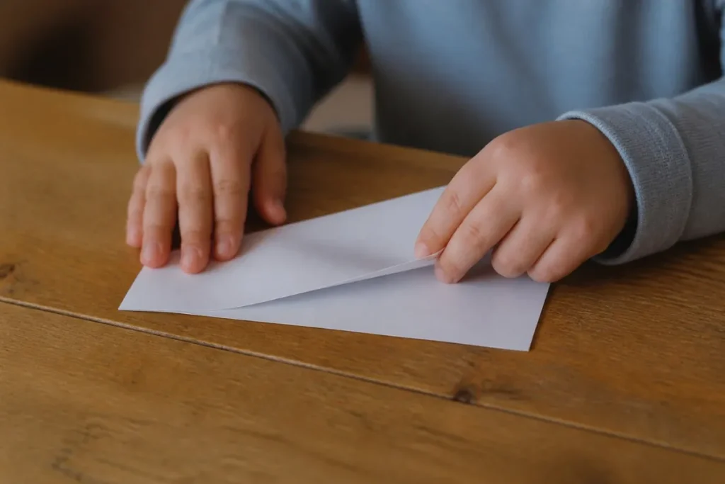 Plier, découper, coller : la motricité fine qui prépare le cahier de votre enfant